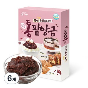 브레드가든 프리미엄 통팥 앙금, 300g, 6개