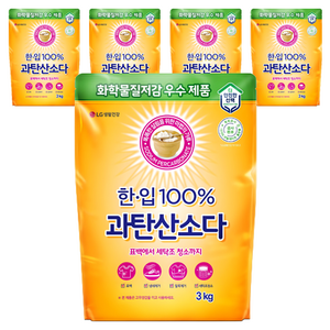 한입 100% 과탄산소다, 3kg, 5개