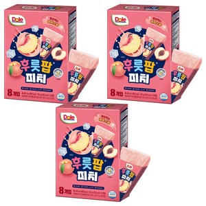 돌 후룻팝 피치 8p, 496ml, 3개 골드박스 특가