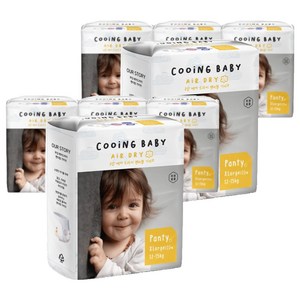 Cooing 에어 드라이 풀커버 팬티형 기저귀 아동용, 특대형(XL), 176매