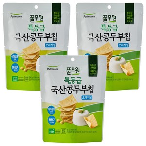 풀무원 특등급 콩 두부칩 오리지널, 40g, 3개