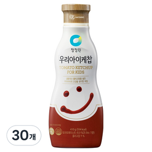 청정원 우리아이 토마토 케찹, 410g, 30개