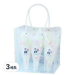 웨딩 플라워샤워 6p, 피치, 3세트