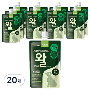 펫쿠르트 반려동물 펫쿠르트 건강하개 프로젝트 왈 산양유, 100ml, 20개