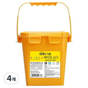 세제의기본 베이킹 소다, 2kg, 4개