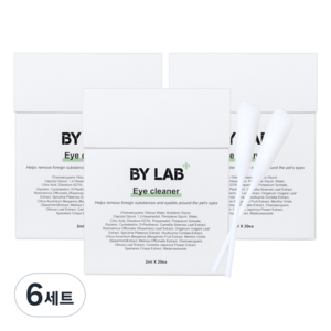 바이랩 강아지 아이클리너, 40ml, 6세트