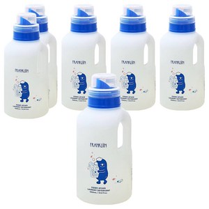 FRANKLIIN 세탁세제 무향, 1L, 6개