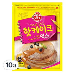 오뚜기 핫케이크 믹스, 1kg, 10개