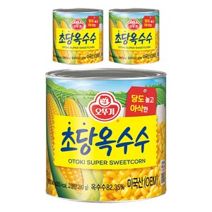 오뚜기 수퍼 스위트콘 초당옥수수, 340g, 3개