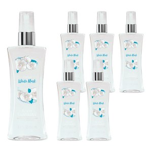 바디판타지 프레시 화이트 머스크 프래그런스 바디 스프레이, 94ml, 6개