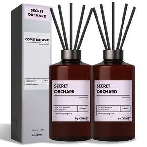 코멧 디퓨저, 시크릿 오차드(밤쉘), 500ml, 2개