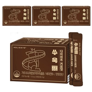 홀리데이즈 쑤욱빼 다이어트 커피맛 28포, 92.4g, 4개