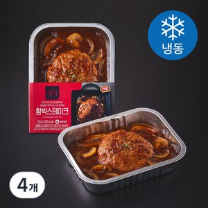 더미식 함박스테이크 (냉동), 230g, 4개