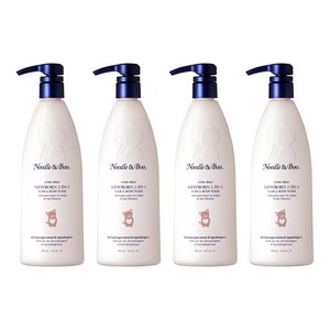 누들앤부 뉴본 2in1 헤어 앤 바디워시, 473ml, 4개