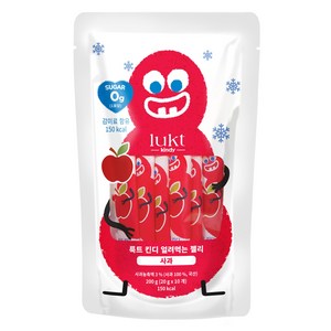 룩트킨디 얼려먹는 젤리 10p, 사과, 200g, 1개