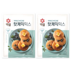 백설 핫케익믹스, 500g, 2개