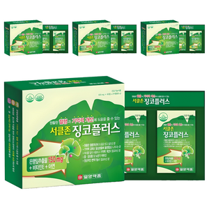 일양약품 서클존 징코플러스, 120정, 4개