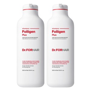 닥터포헤어 폴리젠 플러스 탈모완화 샴푸 모링가꽃향, 500ml, 2개