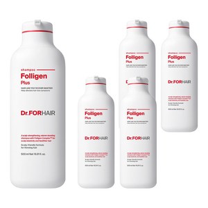 닥터포헤어 폴리젠 플러스 탈모완화 샴푸 모링가꽃향, 500ml, 5개