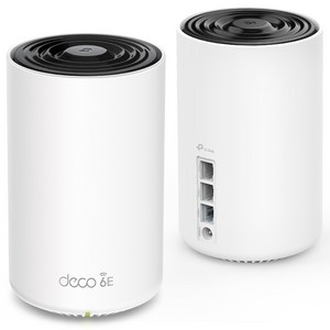 티피링크 AXE5400 트라이밴드 메시 와이파이 6E 시스템 공유기 2p 세트, Deco XE75, 2개