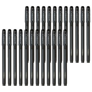 제트스트림 캡식 유성볼펜 1.0mm SX-101-10, 블랙, 24개