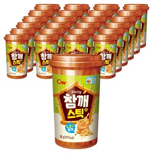 청우식품 참깨스틱 진, 85g, 25개