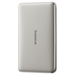 베이스어스 피코고 초슬림 마그네틱 보조배터리 5000mAh 20W, 티타늄, AM41