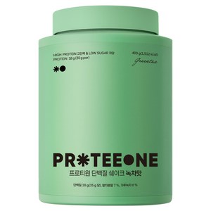 프로티원 단백질 쉐이크 녹차맛, 1개, 490g