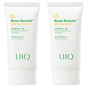 유이크 바이옴 레미디 마일드 선크림 SPF50+ PA++++, 50ml, 2개