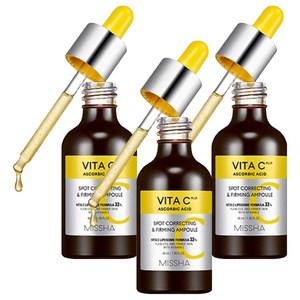 미샤 비타씨플러스 잡티씨 탄력앰플, 40ml, 3개