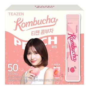 티젠 콤부차 피치, 5g, 50개입, 1개