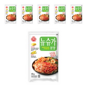 오뚜기 뉴슈가분말, 60g, 6개