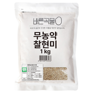 두보식품 바른곡물 국산 무농약 찰현미, 1kg, 1개