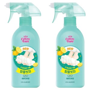 온더바디 발을씻자 코튼 풋샴푸 레몬민트향, 1개입, 2개, 510ml