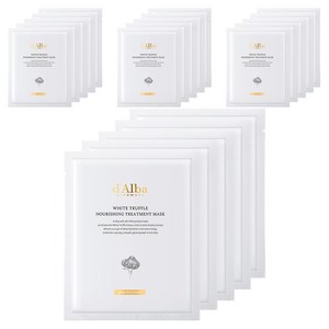 [비건뷰티] 달바 화이트 트러플 너리싱 트리트먼트 마스크 25ml, 1개입, 20개