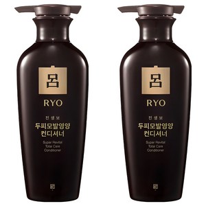 려 진생보 두피모발영양 컨디셔너, 400ml, 2개