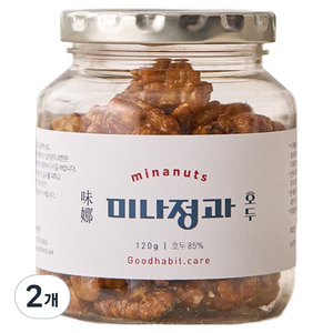 착한습관 미나정과 호두, 120g, 2개