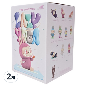 팝마트 라부부 나른한 요가 시리즈 피규어 랜덤발송, 2개