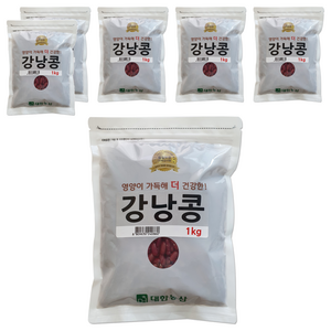 대한농산 강낭콩, 1kg, 6개