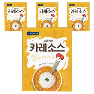 베베쿡 처음먹는 덮밥 소스, 카레, 200g, 4개