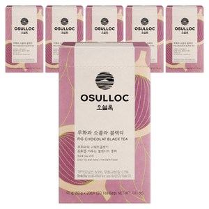 오설록 무화과 쇼콜라 블랙티 티백, 6개, 20개입, 2g