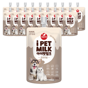 아이펫밀크 반려동물 오리지널, 우유맛, 180ml, 20개