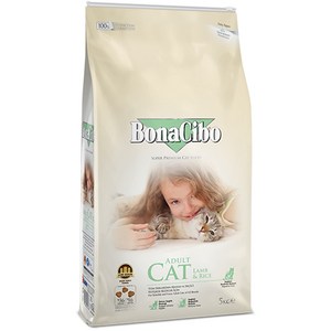 보나시보 어덜트 고양이 건식 사료, 양, 5kg, 1개