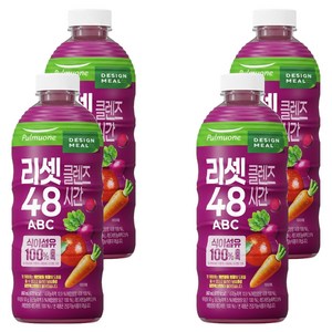 풀무원 리셋클렌즈 48시간 ABC 주스, 4개, 960ml
