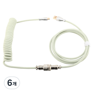 지클릭커 USB C TYPE 항공 케이블, 6개, 150cm