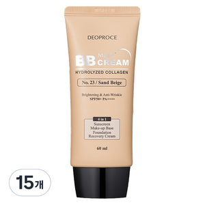 디오프러스 콜라겐 매직 비비크림 SPF50+ PA++++, 23호샌드베이지, 60ml, 15개