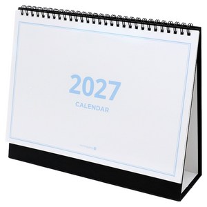 모닝글로리 2027 모닝 스탠딩 캘린더 대, 화이트, 1개