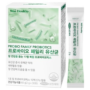 위시헬씨 프로바이오 패밀리 유산균, 60g, 1개