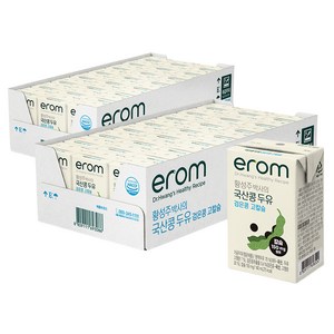이롬 황성주 박사의 국산콩 두유 검은콩 고칼슘, 140ml, 48개