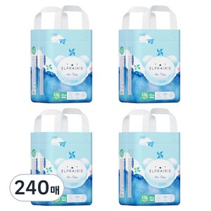 엘프레리 에어씬 팬티형 기저귀, 240매, 점보형(2XL)